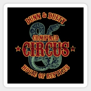 Dunn & Duffy Combined Circus ✅ House of Reptiles Sticker